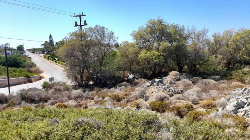 Stavros Kreta, Stavros: Eckgrundstück mit Meerblick zu verkaufen Grundstück kaufen